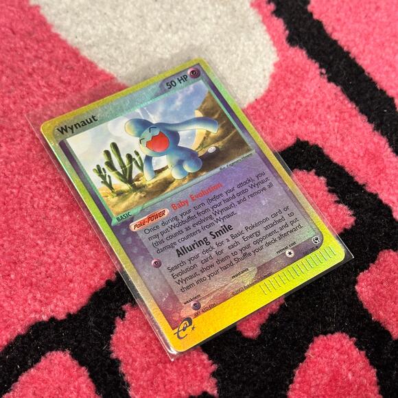 Wynaut [Reverse Holo] #54 – Pokémon Sandstorm e-Reader Card - Picture 2 of 8